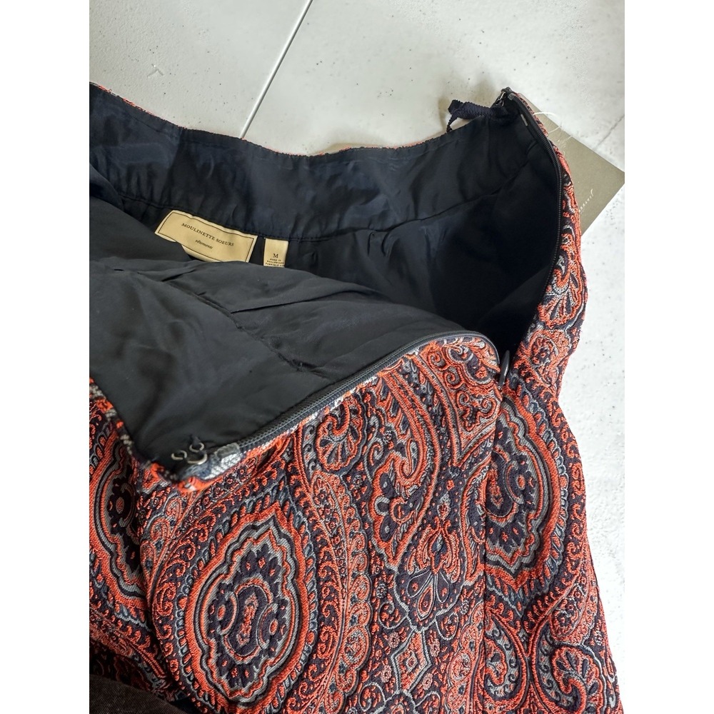 Anthropologie Moulinette Soeurs Karachi Paisley Skirt NWT size M - Picture 13 of 15